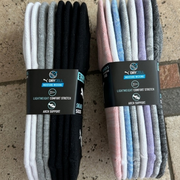 PUMA Ladies No Show Sneaker Socks, 16 pairs - Picture 3 of 6